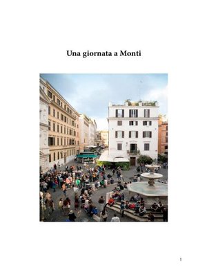 cover image of Una giornata a Monti